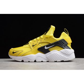 2019 Nike Air Huarache Zip Bright Citron White-Black BQ6164-700 Shoes